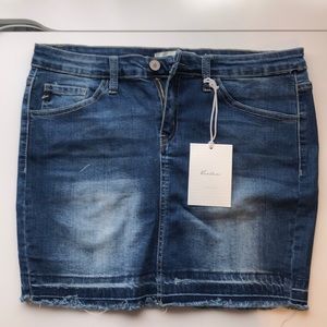 NWT Jean Skirt by KanCan KC6062M